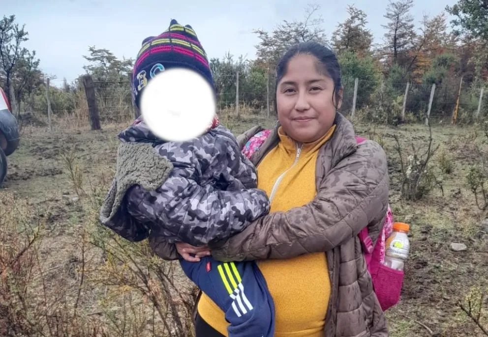 Encuentran sana y salva a la mujer que estaba desaparecida con su hijo en la región