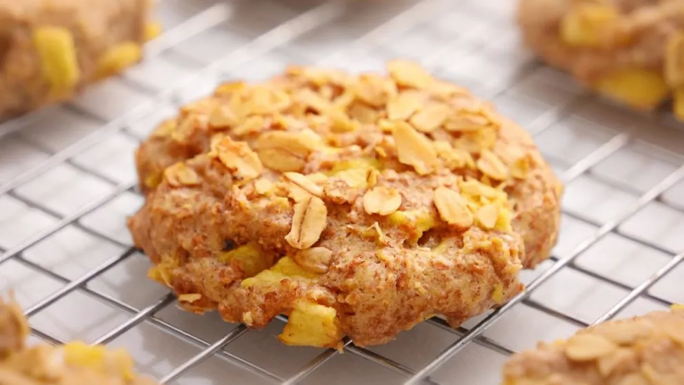 Galletitas de maní, avena y manzana, ¡riquísimas!
