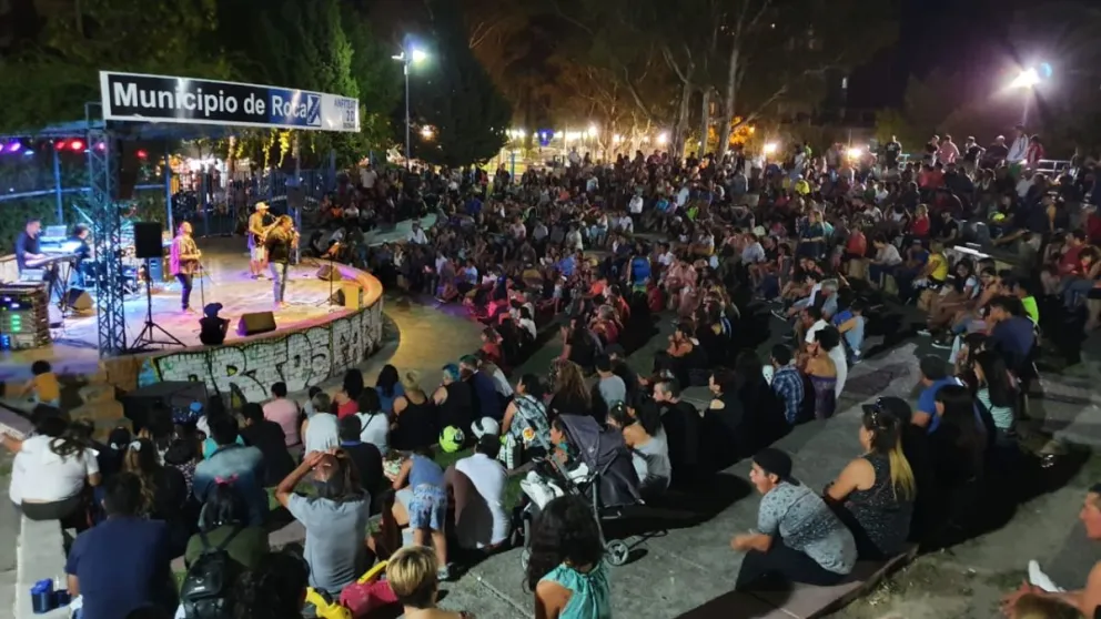Verano Cultural en Roca: conocé la grilla de espectáculos musicales y artísticos para disfrutar esta temporada