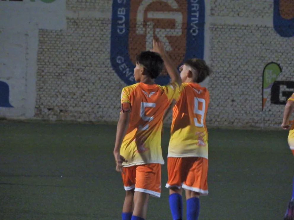 El Depo fue el ganador del partido inaugural del Mundialito Infantil de Clubes en Roca