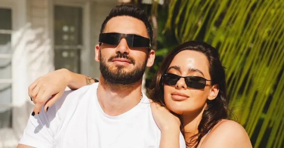 Nico Occhiato sorprende con su gesto a Flor Jazmín en la playa