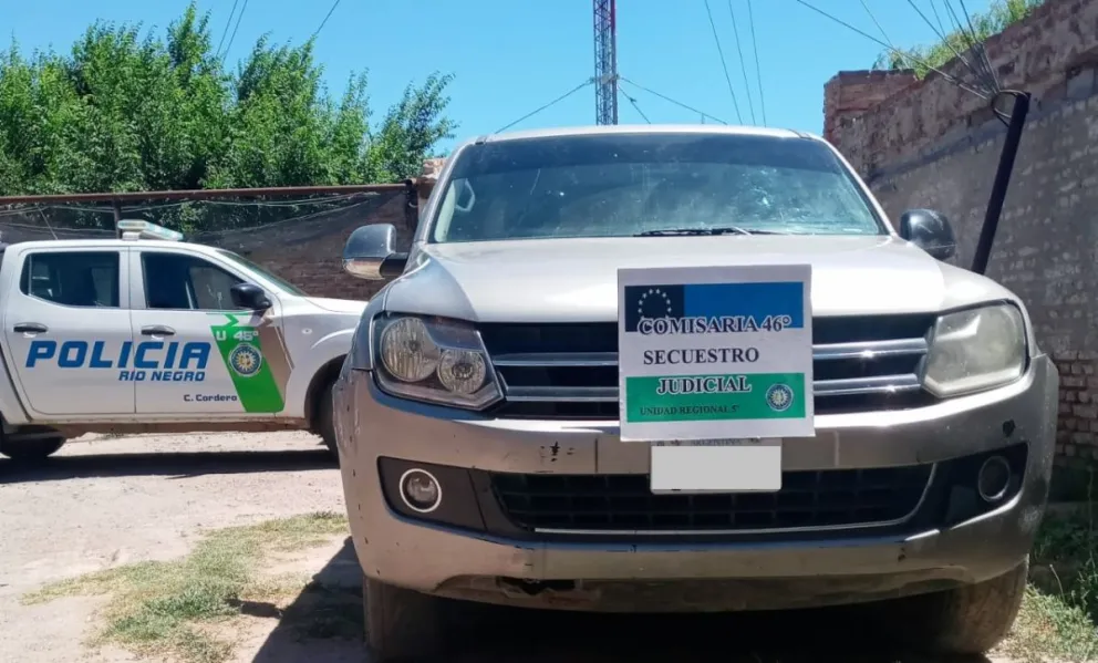 Recuperan en la región una camioneta robada a una empresa de Neuquén
