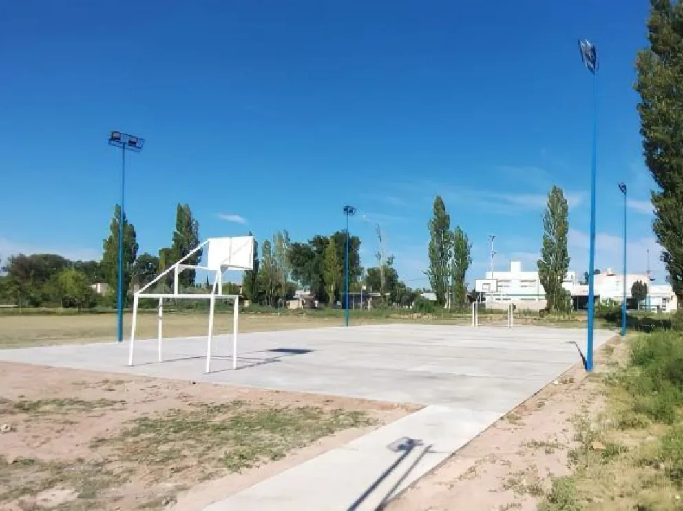 Quedó inaugurado el nuevo playón de barrio Belgrano