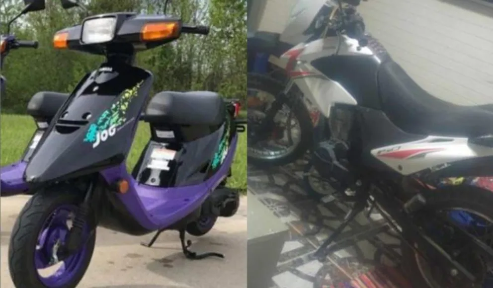 Les robaron 2 motos a una familia roquense y ofrecen recompensa para poder recuperarlas