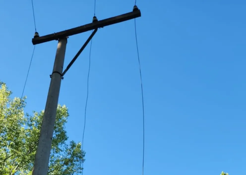 Chacareros y frutícolas preocupados: se robaron 400 metros de cable y dejaron sin energía un amplio sector rural