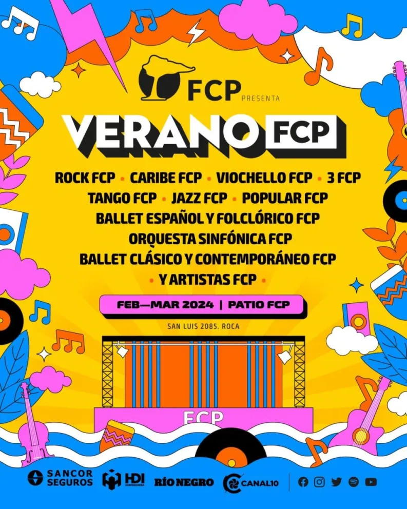 Comienza el esperado ciclo Verano FCP con un festival de rock argentino