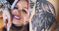 Revelan la verdadera razón detrás del tatuaje de Morena Rial y su devoción a San La Muerte