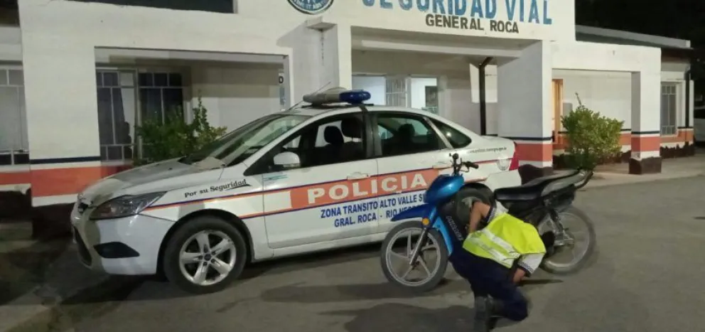 Otra moto fue recuperada durante un operativo en Ruta 6