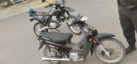 La policía secuestró dos motos luego de dos persecuciones en Roca