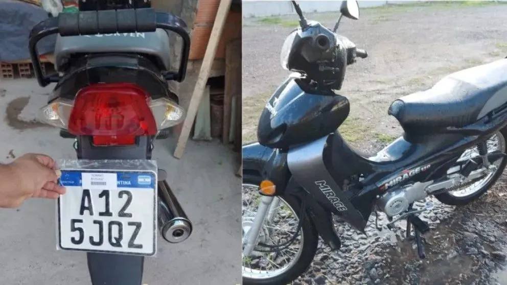 Le robaron la moto mientras estaba en una iglesia del Alto Valle y logró recuperarla