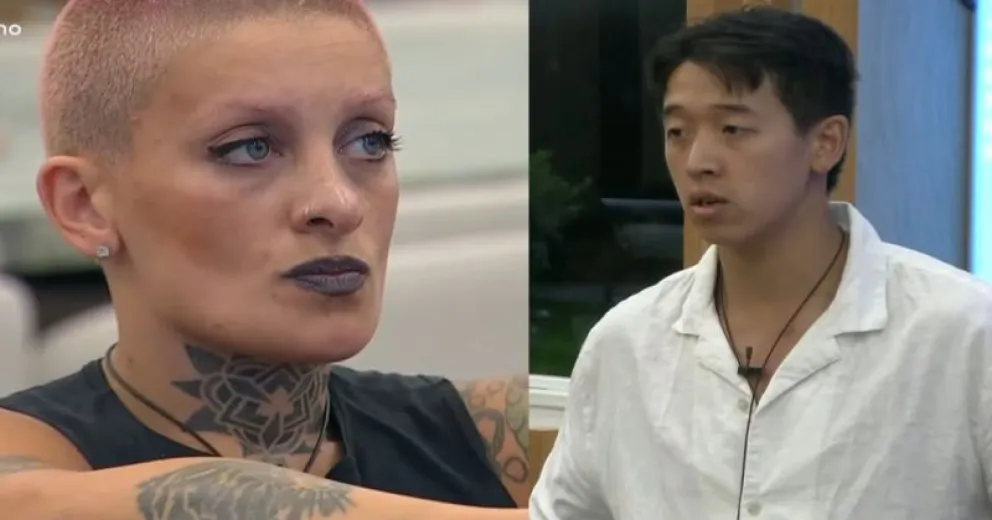 Furia Scaglione estalla y amenaza a Martín Ku en Gran Hermano