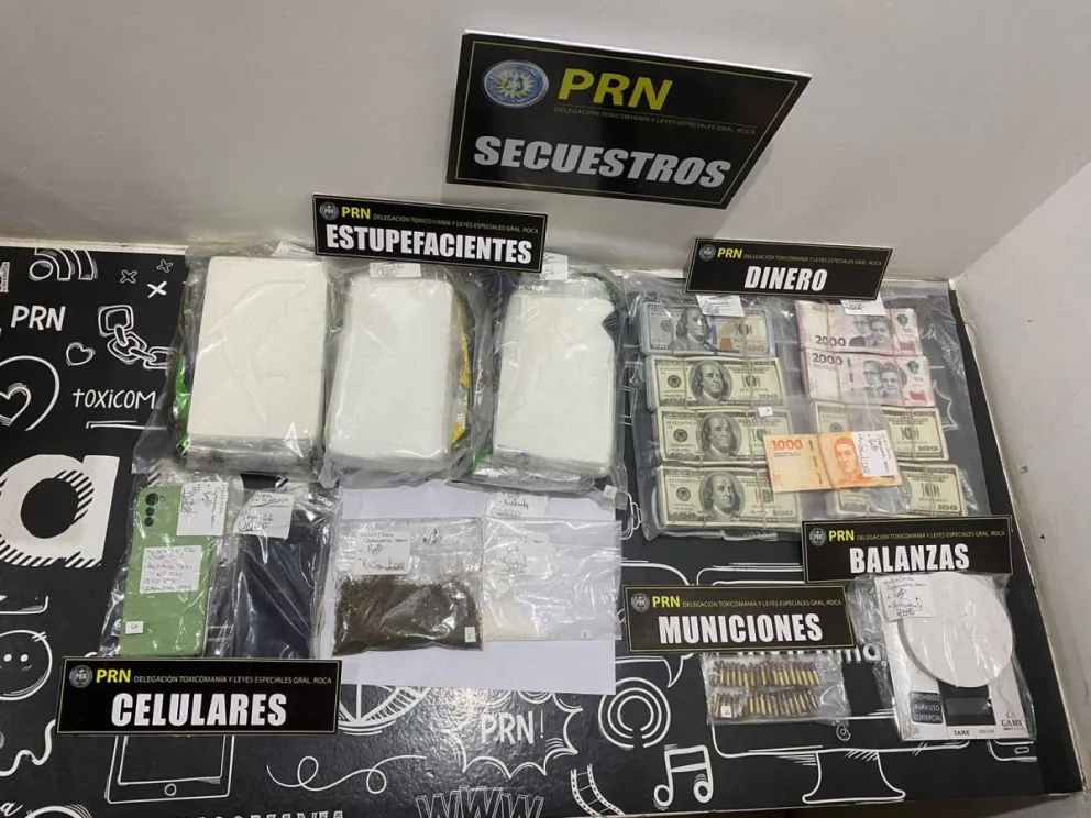 Operativo "Delfín Blanco": así operaba la banda criminal que ingresaba droga de Bolivia al Alto Valle