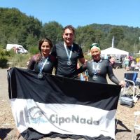 Nadadores de Cipolletti se lucieron en la competición mundial Oceanman 
