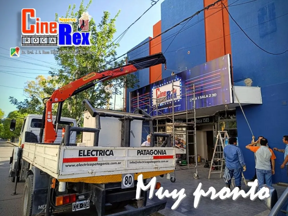 Cuenta regresiva para la reapertura del Cine Rex en Roca: ¿Cuándo abre sus puertas?