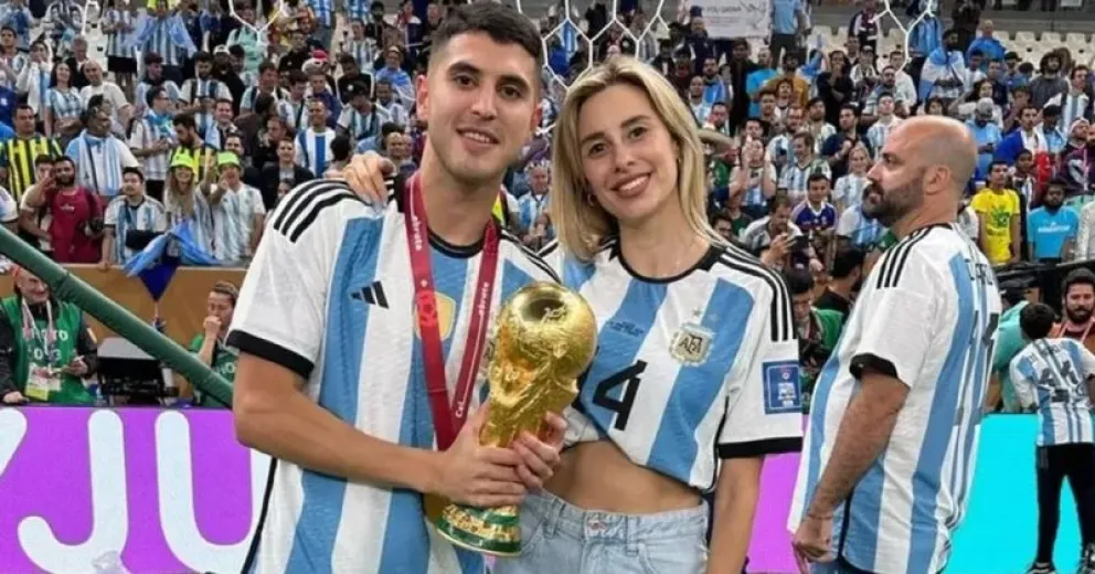 Ex de Exequiel Palacios amenaza con vender medalla de Campeón del Mundo