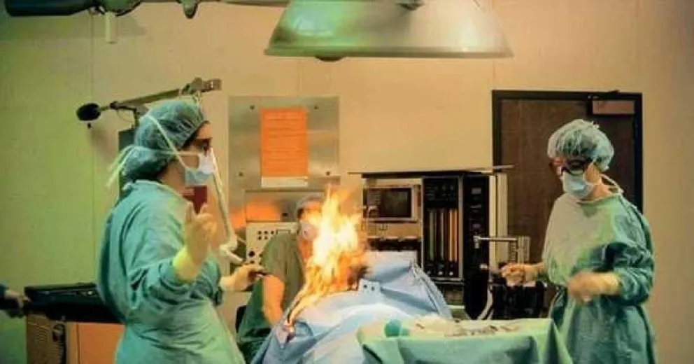 Lo operaban de urgencia en Roca y se prendió fuego: Condena civil por mala praxis