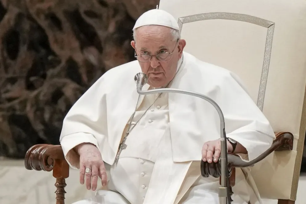 El Papa Francisco pidió por el cese al fuego y la paz en Gaza