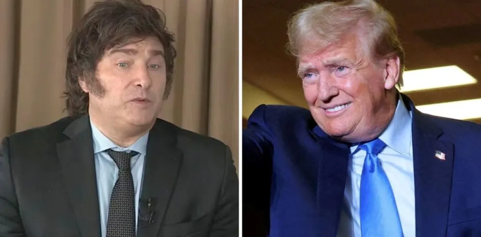 Donald Trump expresa su admiración por Javier Milei: "Lo amo"