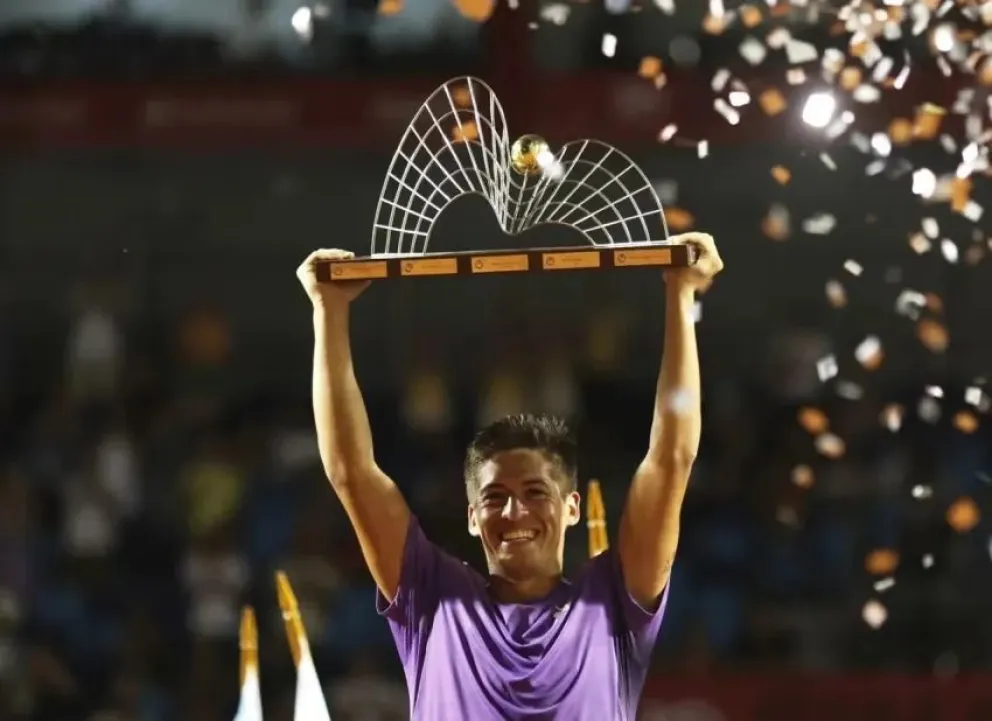 Báez brilla en el ranking ATP y se consolida como la mejor raqueta argentina