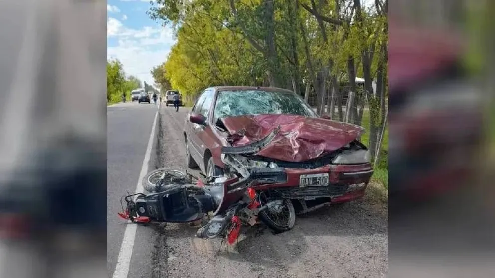Manejaban alcoholizados y provocaron un grave choque sobre Ruta Chica