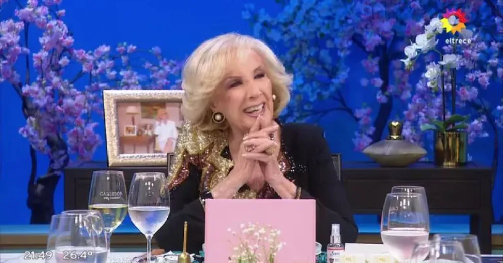 Mirtha Legrand confiesa su adicción en su programa