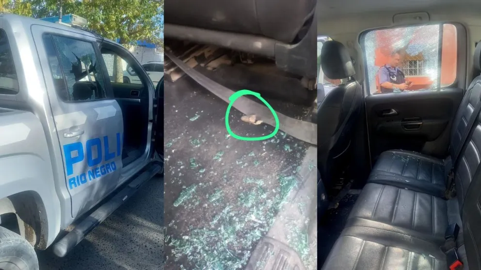 Malvivientes destrozaron el vidrio de camioneta VW Amarok de la Unidad 21