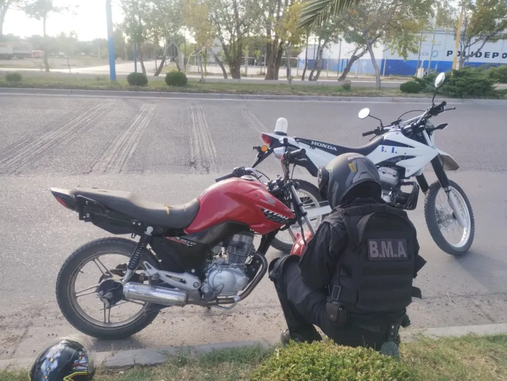 Recuperaron una motocicleta robada hace más de un año en Roca