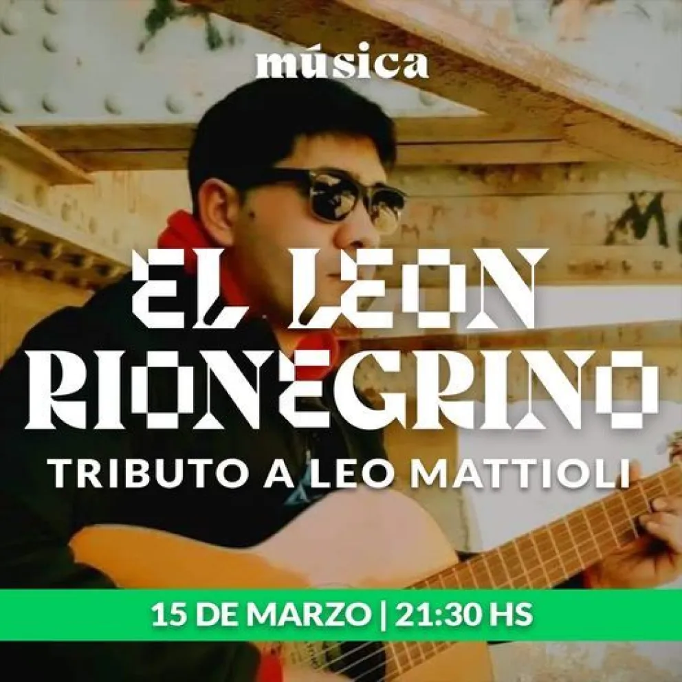 Se viene un homenaje imperdible a Leo Mattioli en Roca