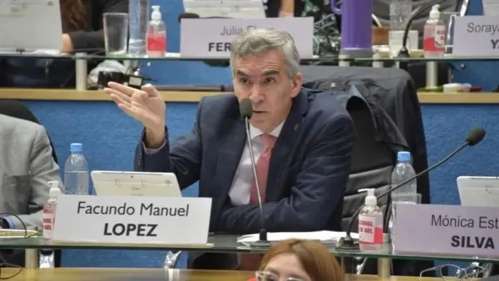 López: “Doñate está enojado porque dejamos afuera a los vagos de La Cámpora”
