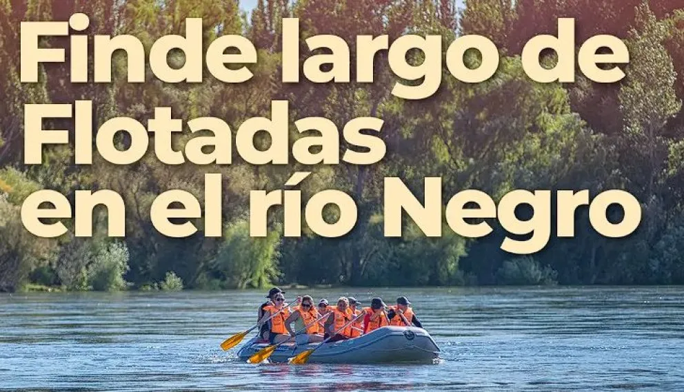Viví una experiencia única en flotadas en balsa este finde semana largo en Roca