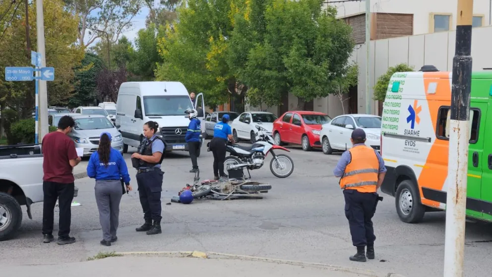 El choque de todos los días: Otra vez sobre calle Don Bosco y 25 de Mayo 