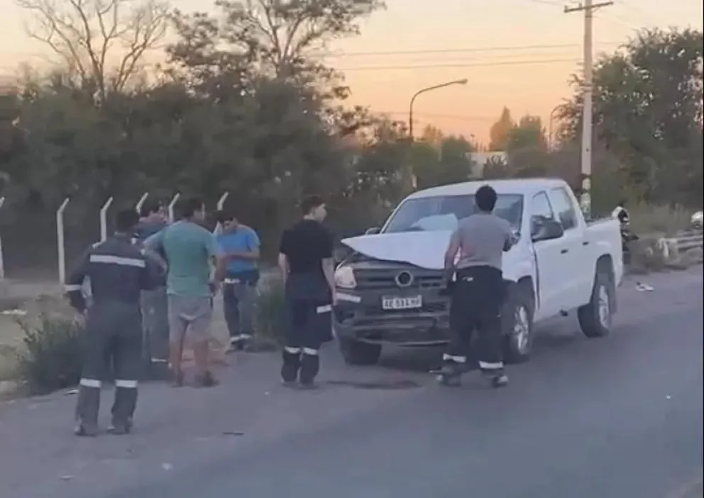 Tragedia: una mujer embarazada falleció en un accidente en Ruta 22