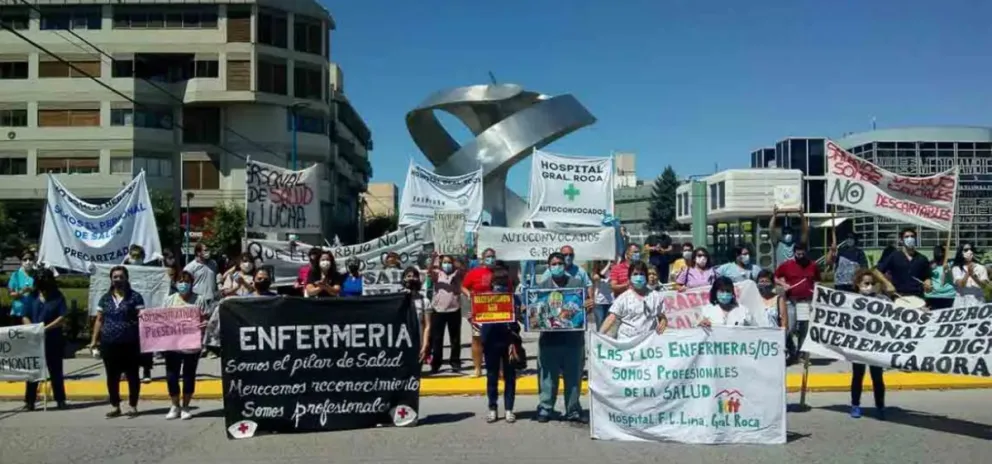 Qué dijo una funcionaria respecto a la situación de los trabajadores de salud en Río Negro 