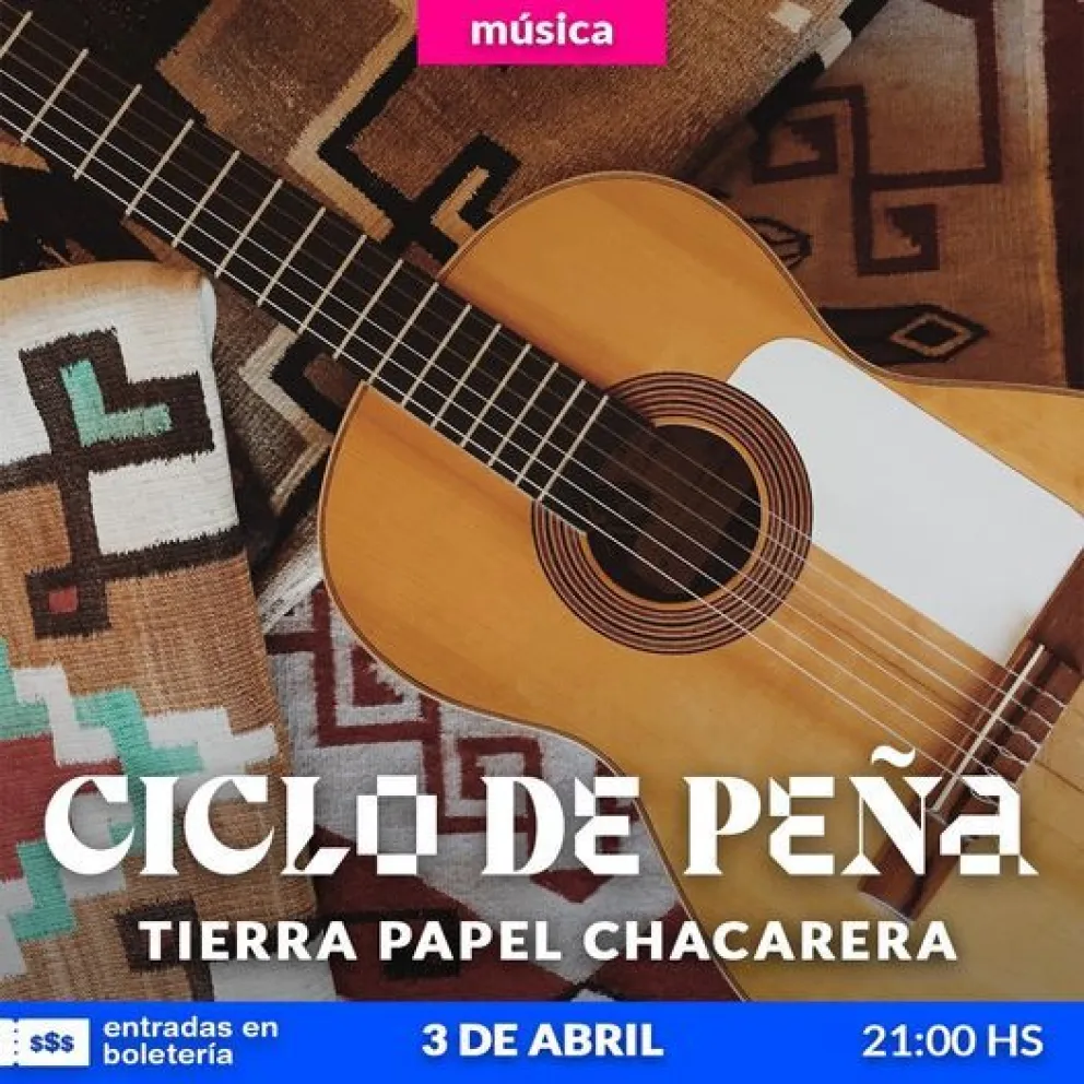 Emocionante espectáculo de danzas y música en el ciclo de "Peña Tierra Papel Chacarera"