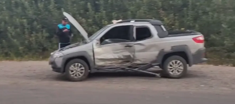 Una mujer tuvo que ser hospitalizada tras un choque en Ruta 22