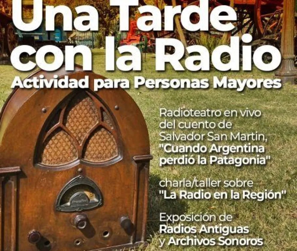 "Una Tarde con la Radio": actividad para personas mayores en Roca