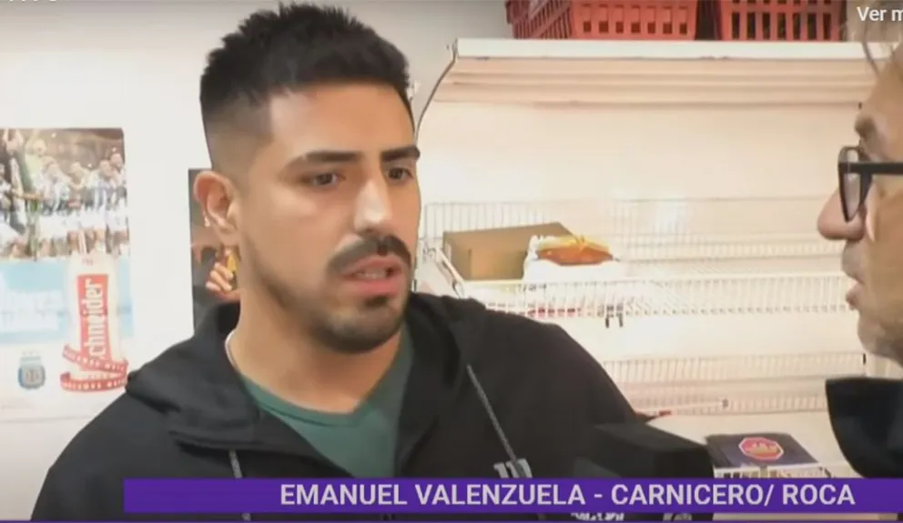 Un carnicero roquense recibió una boleta de 1,2 millones y señaló que “es insostenible”