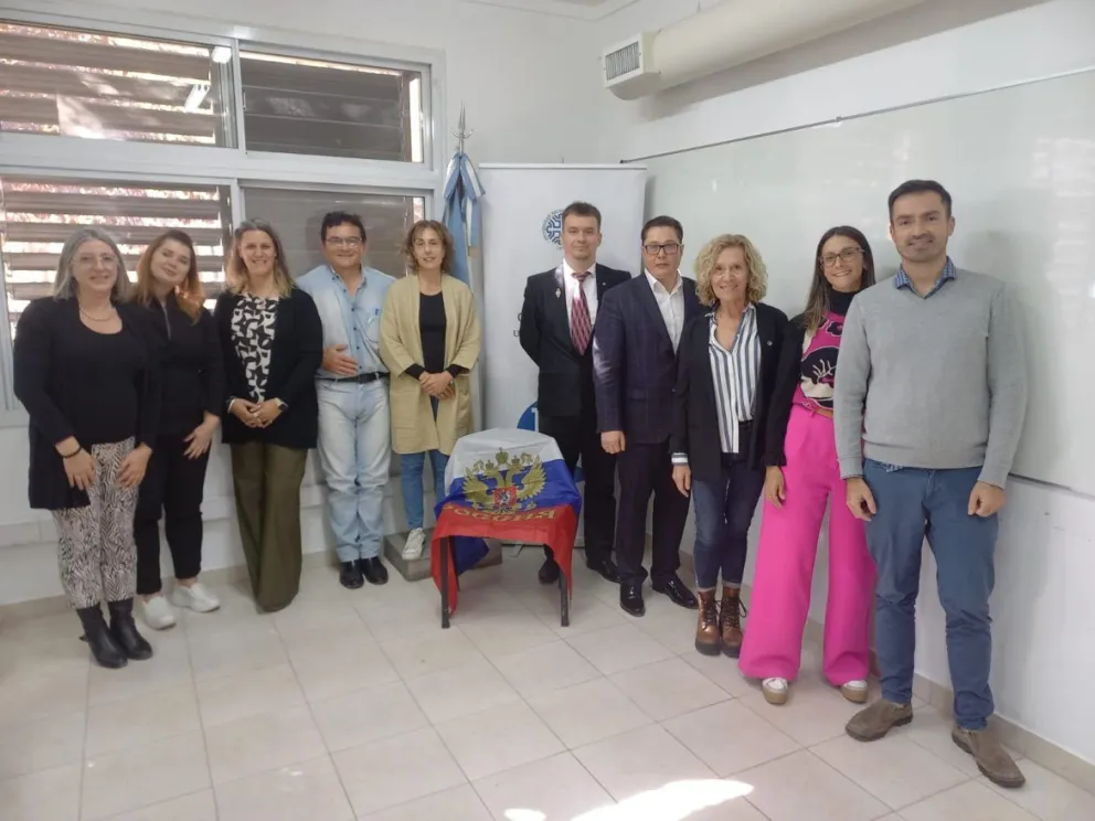 Encuentro internacional en Roca entre la Facultad de Lenguas y la Universidad Estatal de Vorónezh, Rusia.