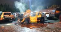 Una camioneta secuestrada se incendió por completo en el depósito judicial 