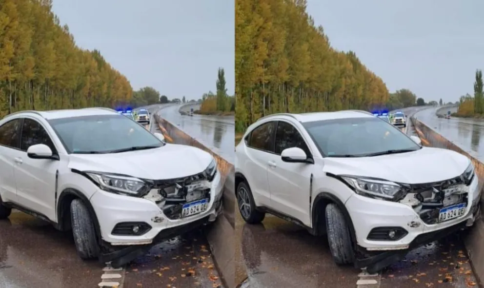 Se reportaron tres accidentes en Ruta 22 a causa de las lluvias