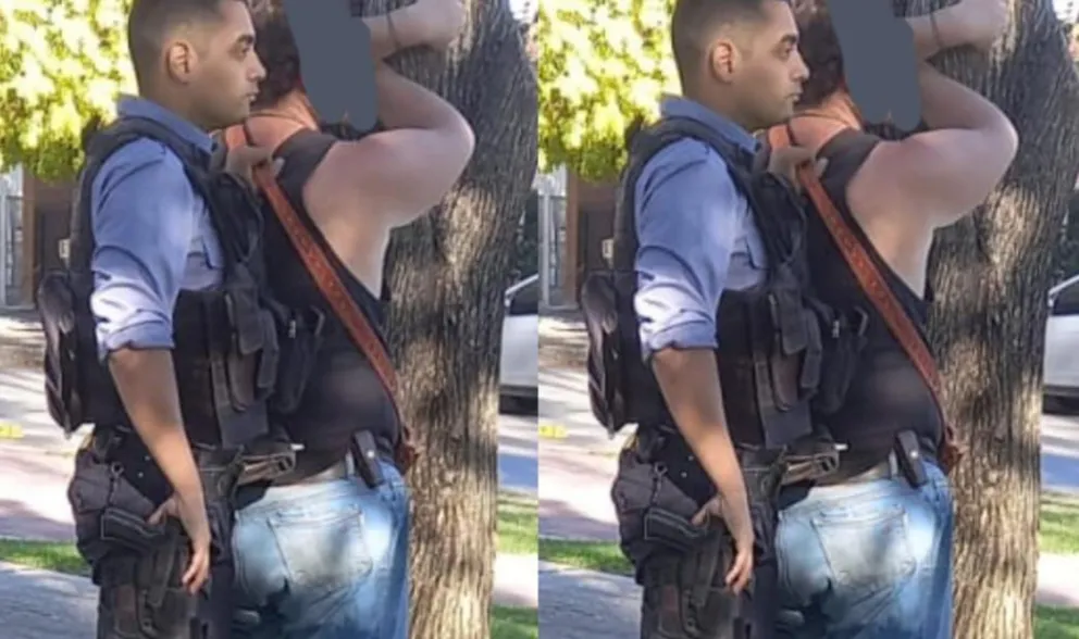 Lo encontraron con drogas cerca de una escuela primaria en Roca y quedó detenido 