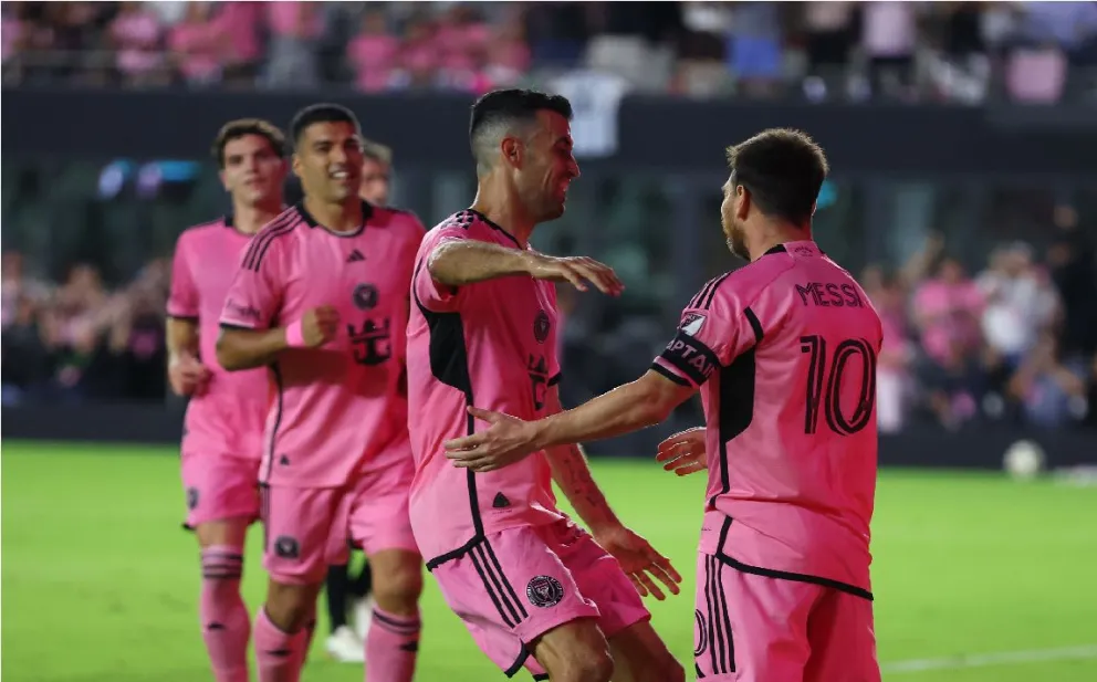 Doblete de Messi en la victoria de Inter de Miami ante Nashville