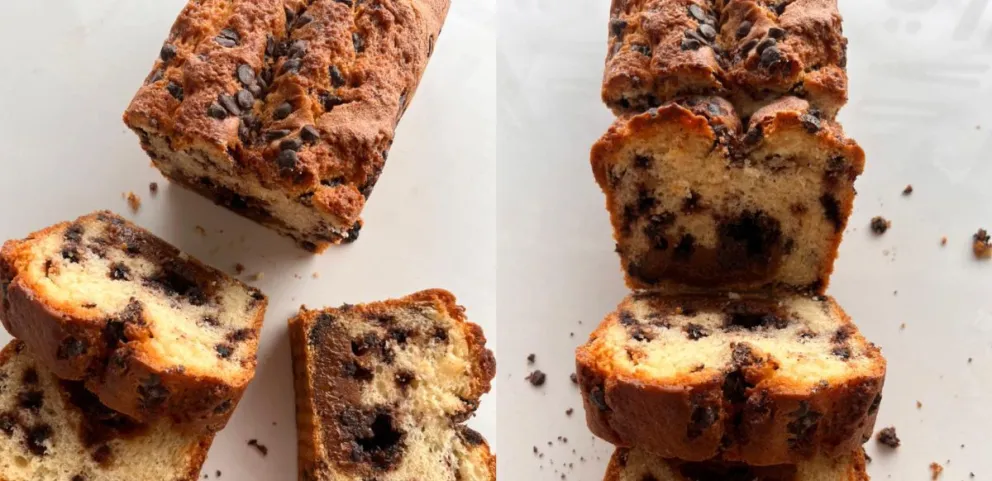 Receta exprés: hacé un budín de vainilla con chips de chocolate y dulce de leche