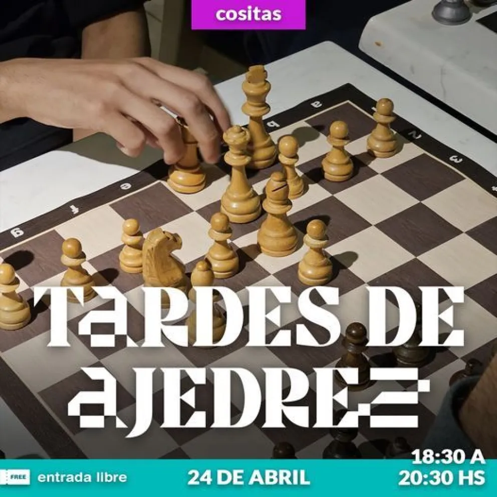 Vuelven las Tardes de Ajedrez a Roca: No importa si sos experto o principiante, ¡todos son bienvenidos!