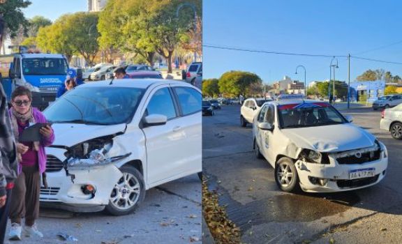 El choque de todos los días en la esquina de siempre: Dos autos impactaron sobre 9 de julio y Don Bosco 