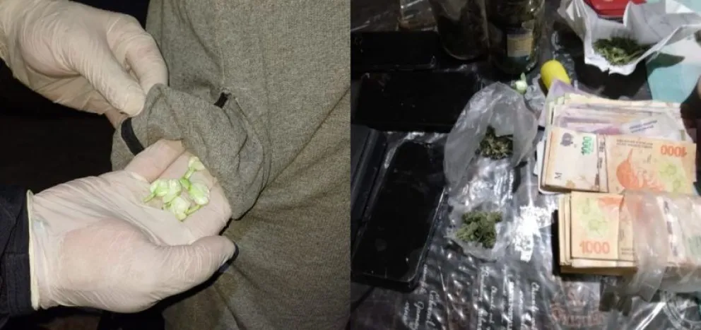 Tras un allanamiento desarticularon un punto de venta de drogas en el Alto Valle