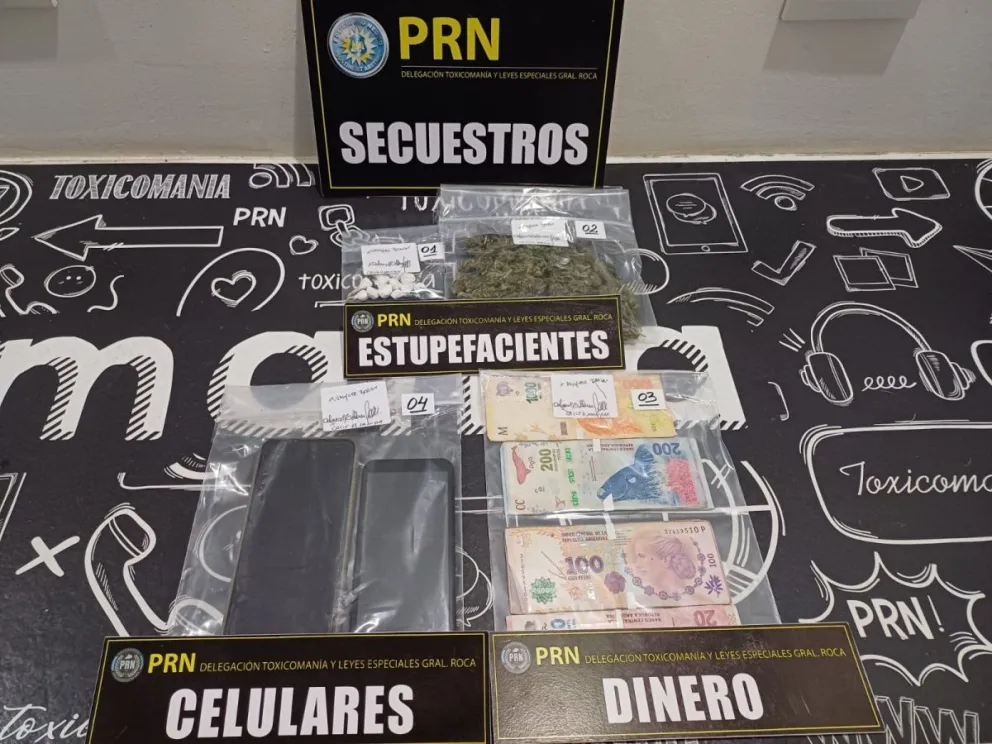 Detuvieron a un joven de 25 años que manejaba un kiosco de narcomenudeo en la región