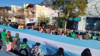 ATE protesta en Anses de Roca contra la Ley Bases y la política económica