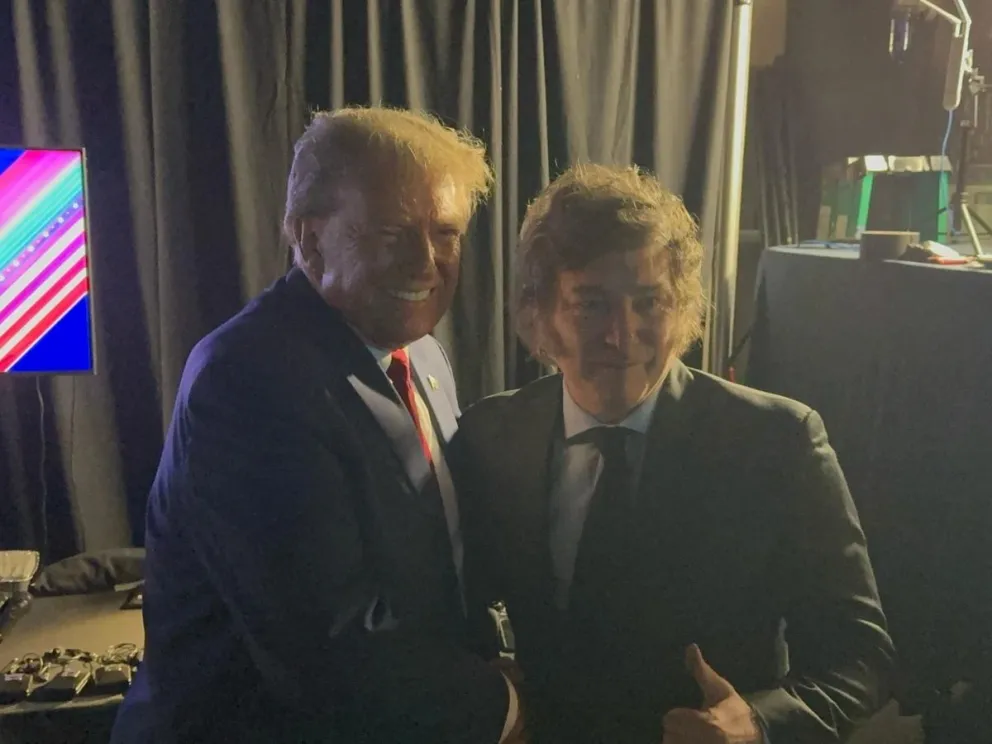 Revelan el millonario costo de la foto de Milei con Trump: cuánto nos costó