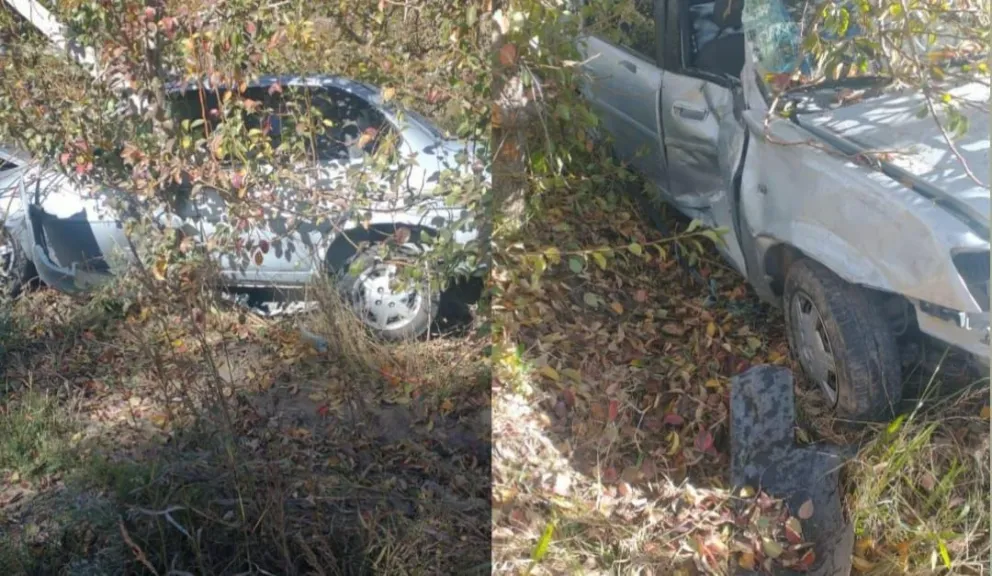 Cuatro jugadores roquenses resultaron heridos tras un choque en ruta chica